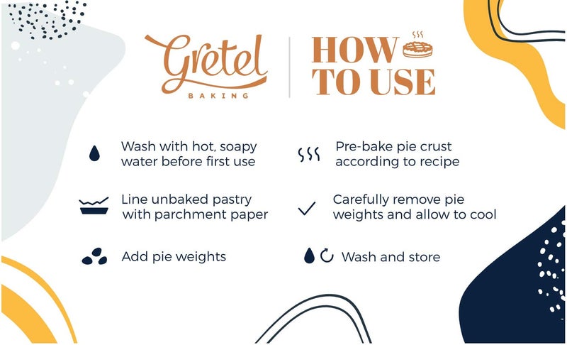 GRETEL BAKING Glass Pie Weights for Baking | Better Than ceramic beads! Dust Free Borosilicate Glass | Large Quantity 2.5 Pounds | Drawstring Storage Bag | Essential baking tools and pie making accessories - Image 4